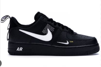 NIKE AIRFORCE 1 UTILITY - BLACK